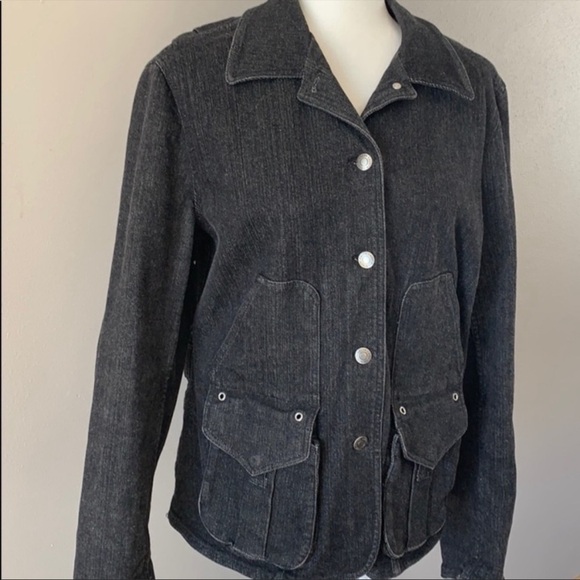 Lauren Jeans Co Denim Button Up Jacket - Picture 2 of 12